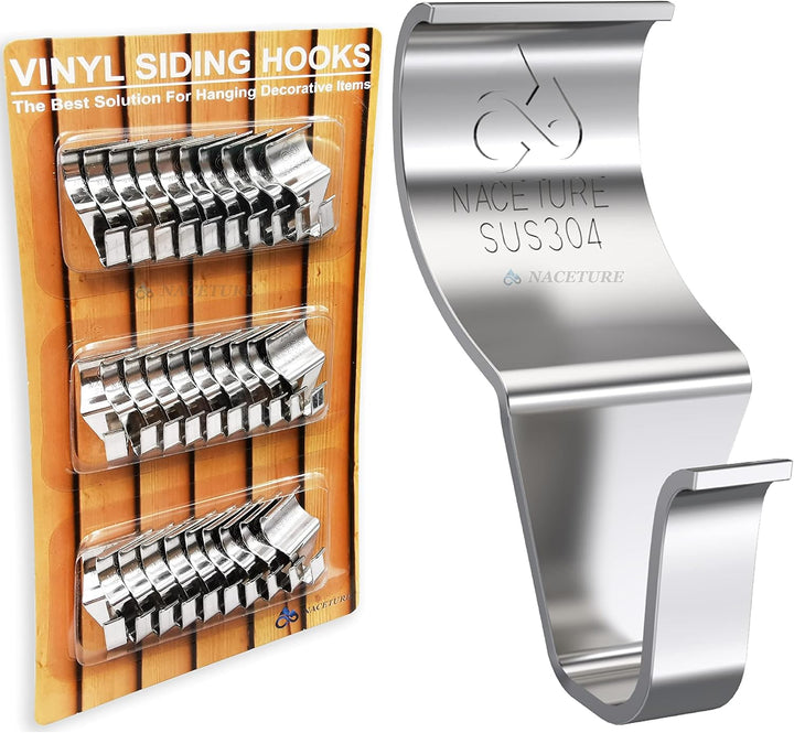 Vinyl Siding Hooks Hanger Siding Clip for Hanging, 20 Pack