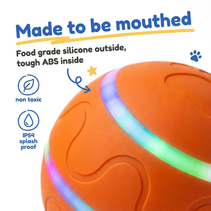 🐶 Smart Interactive LED Automatic Rolling Dog Toy Ball
