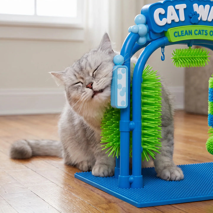 Cat Self-Grooming Station