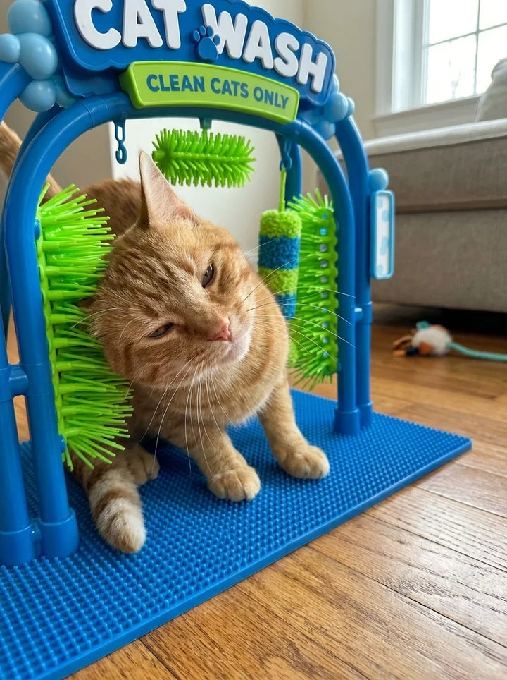 Cat Self-Grooming Station
